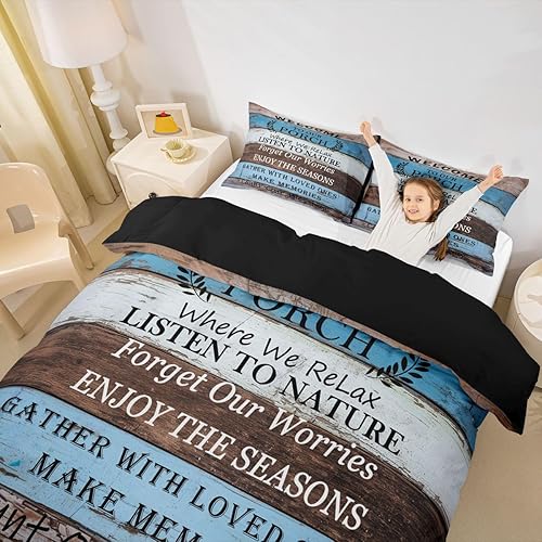 Miniatura 10 de Erosebridal Funda de edredón de ancla náutica, juego de ropa de cama con brújula oceánica, tamaño individual para niños, adolescentes, adultos,