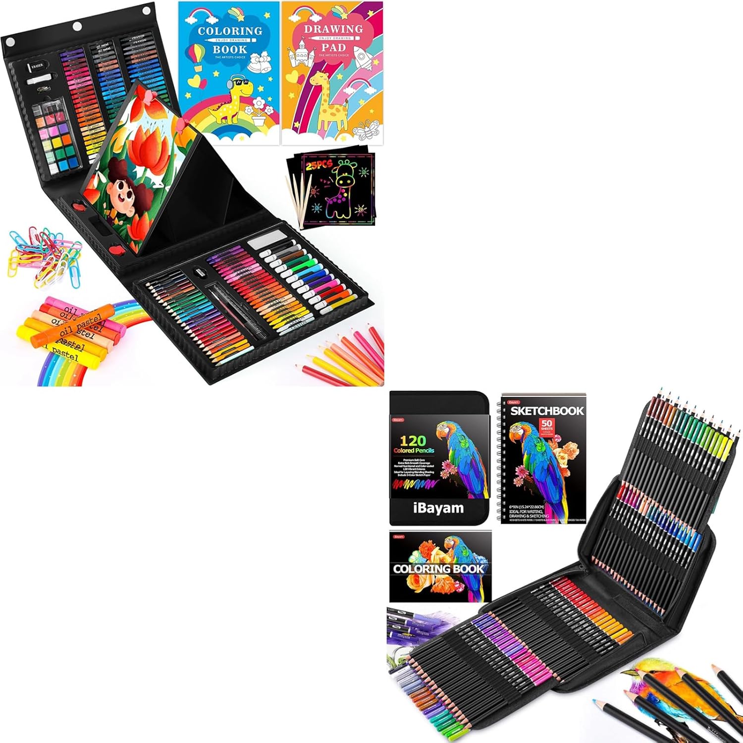 iBayam 251Pack Art Supplies Drawing Kits Art Kit, 123Pack