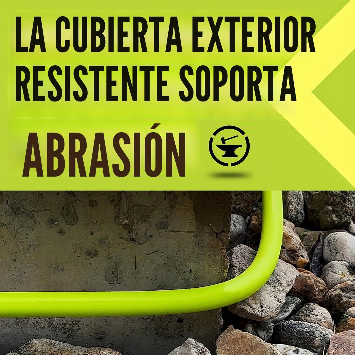 Flexzilla Manguera de jardín de 5/8 Pulgadas x 100 pies, Resistente, Ligera, Segura para Agua Potable, ZillaGreen - HFZG5100YW-E