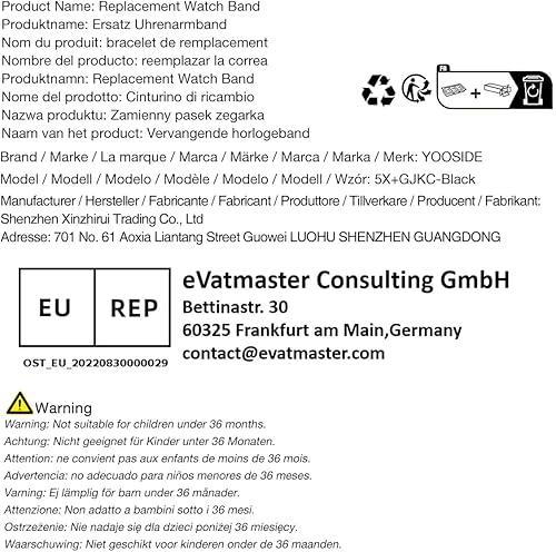 Miniatura 8 de Fenix 5X Plus - Correa de silicona para reloj, YOOSIDE de 0.086 pulgadas, ajuste rápido, impermeable, correa de repuesto para reloj Garmin Fenix