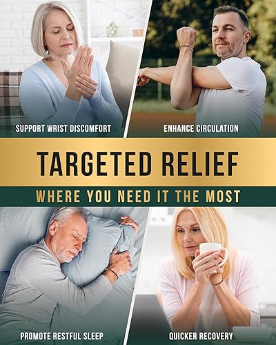 Vista 48 de MagnetRX Pulseras magnéticas de cobre – Pulsera efectiva de cobre puro para hombres y mujeres – Brazalete magnético ajustable de cobre