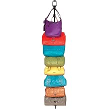 Richards Homewares Over-The-Door Purse Organizer 8 Clip Storage Hanger | Closet & Door Handbag Holder | Space-Saving Bag Organizer for Purses, Belts & Accessories
