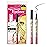 HEROINE MAKE by KISSME Waterproof Eyeliner for Intense Color & Ultra-Fine 0.1mm Tip, Liquid Eyeliner Pen with Organic Beauty Serum, Cat Eye Liner for Long Lasting Dramatic Lines, Jet Black 1 EA, PRIME