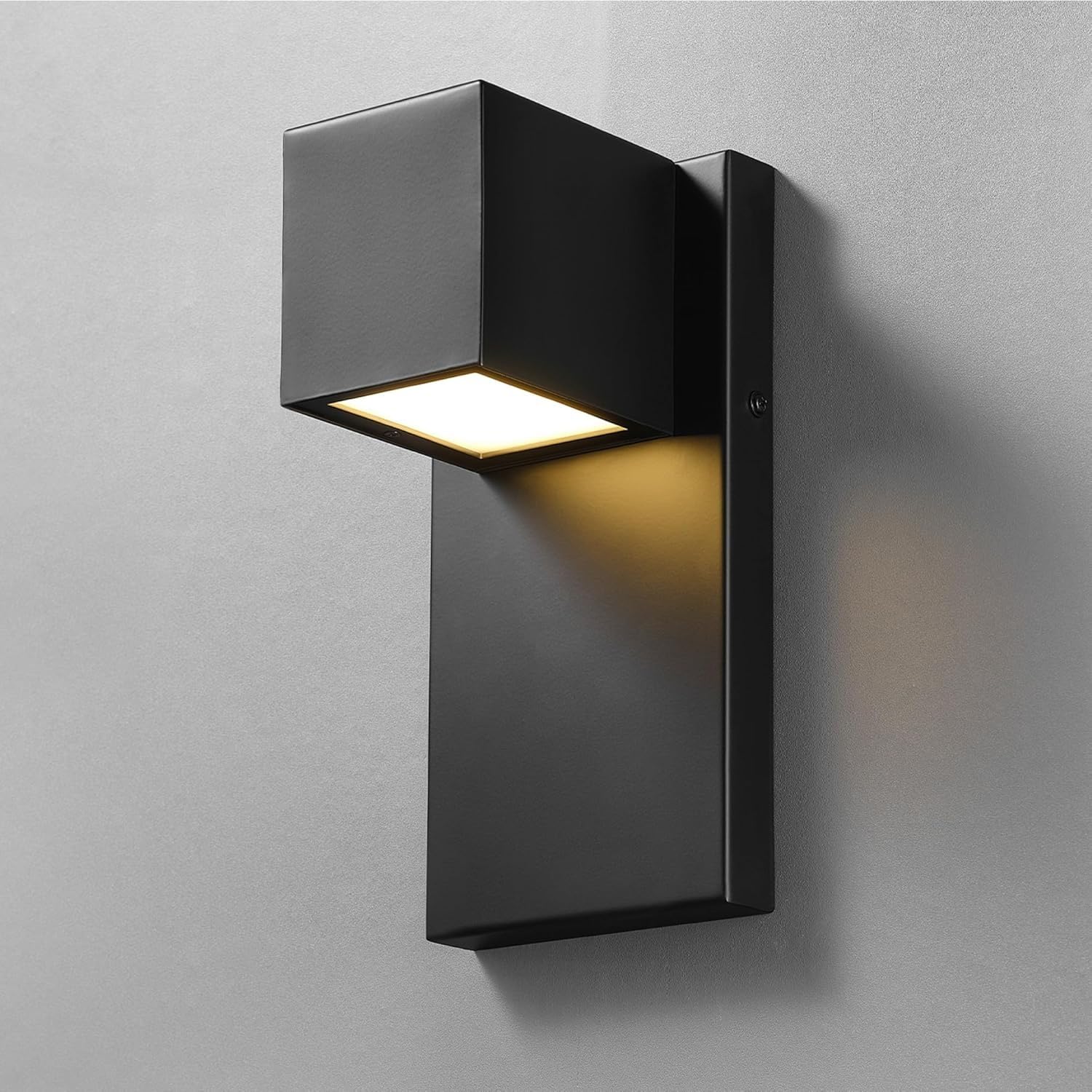 Artica Metal in-Built LED Wall Lamp – Shining Black Outdoor Light Fixture for House, Office & Farmhouse | Modern LED Metal Wall Lamp for Indoor & Outdoor-image-45