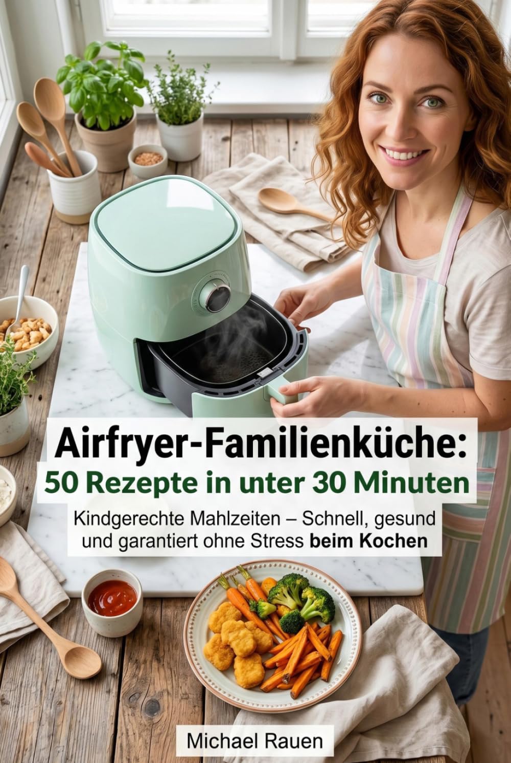 Airfryer-Familienküche: 50 Rezepte in unter 30 Minuten: Kindgerechte Mahlzeiten – Schnell, gesund und garantiert ohne Stress beim Kochen (Heißluft-Helden)