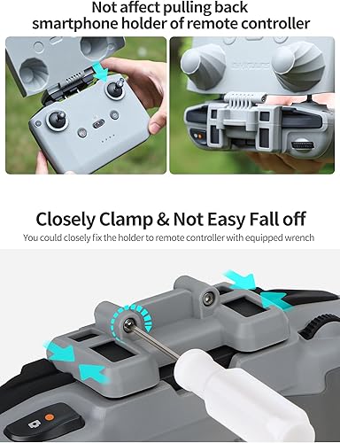 Miniatura 7 de BTG DJI RC-N1 N2 N3 Controlador Protector Cubierta y Sunhood para DJI Flip NEO Mini 4 3 Pro Mavic 3 Mavic Air 3S 2S Control remoto Accesorios