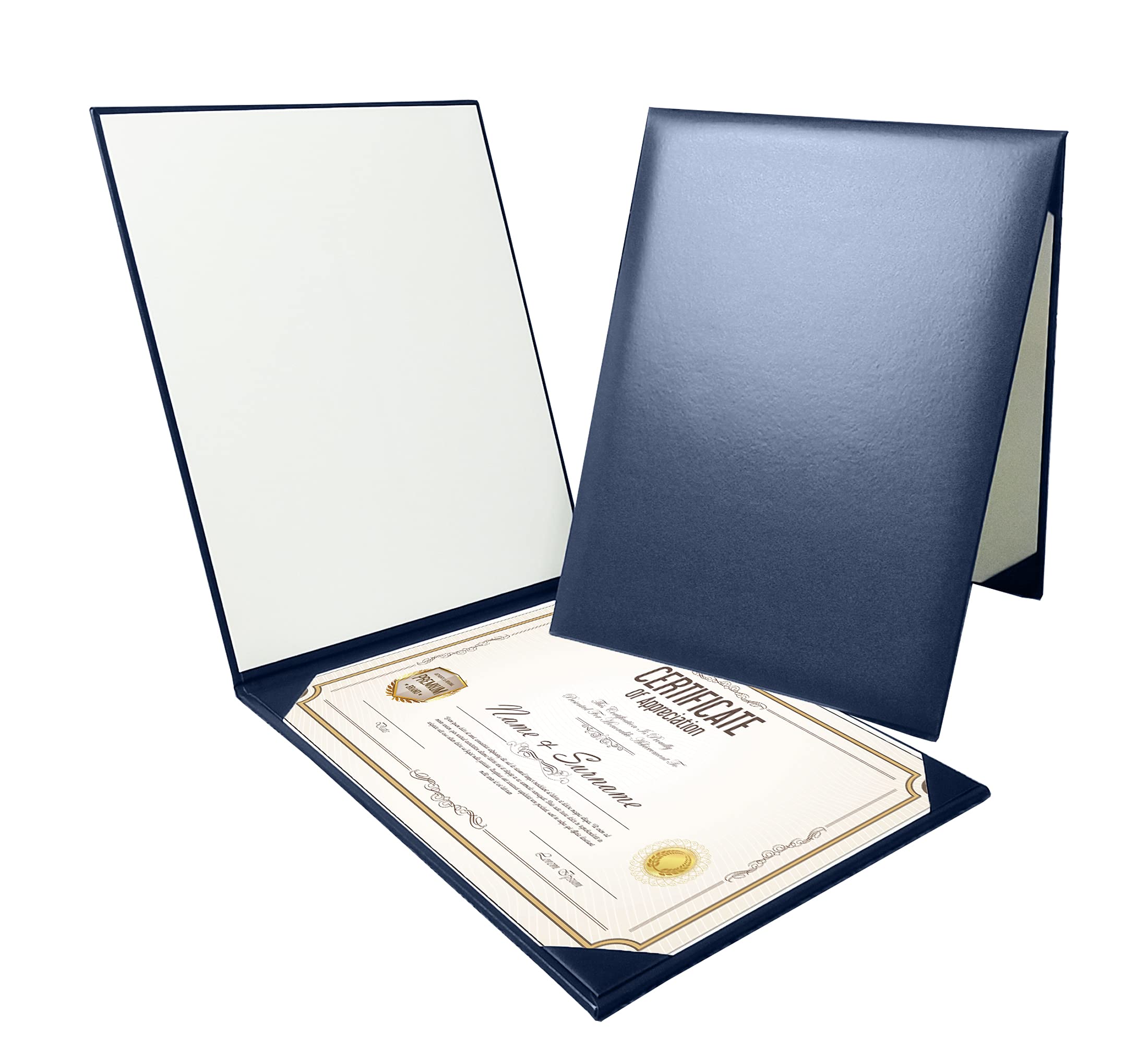 Gradplaza Graduation Diploma Cover Diploma Holder for Certificate 8.5''x 11''Navy