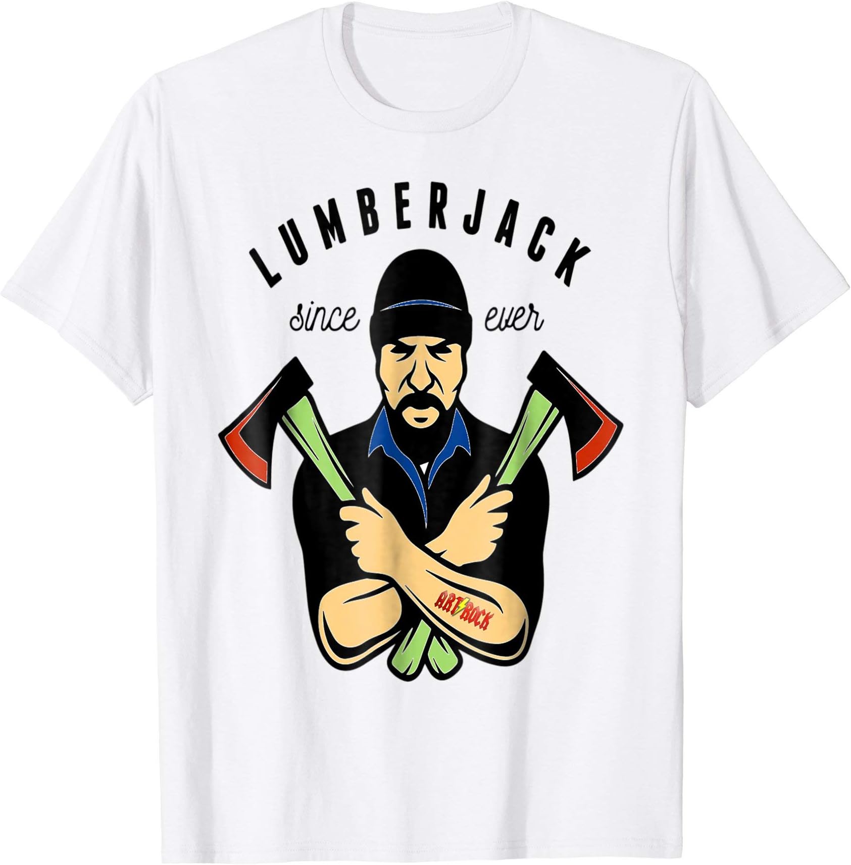 Art&RockLumber Jack t-shirt Art and Rock LUMBERJACK retro tee T-Shirt
