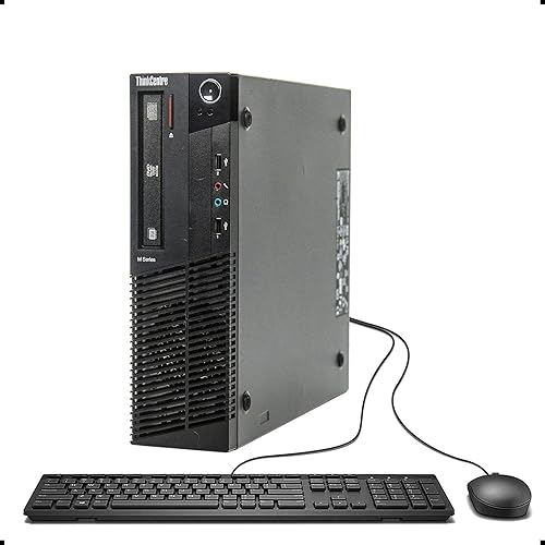 lenovo ThinkCentre M82 SFF Computadora de escritorio empresarial, procesador Intel Core i5-3470 Quad-Core 3.6GHz, 16GB RAM, 2TB HDD, DVD RW, USB,