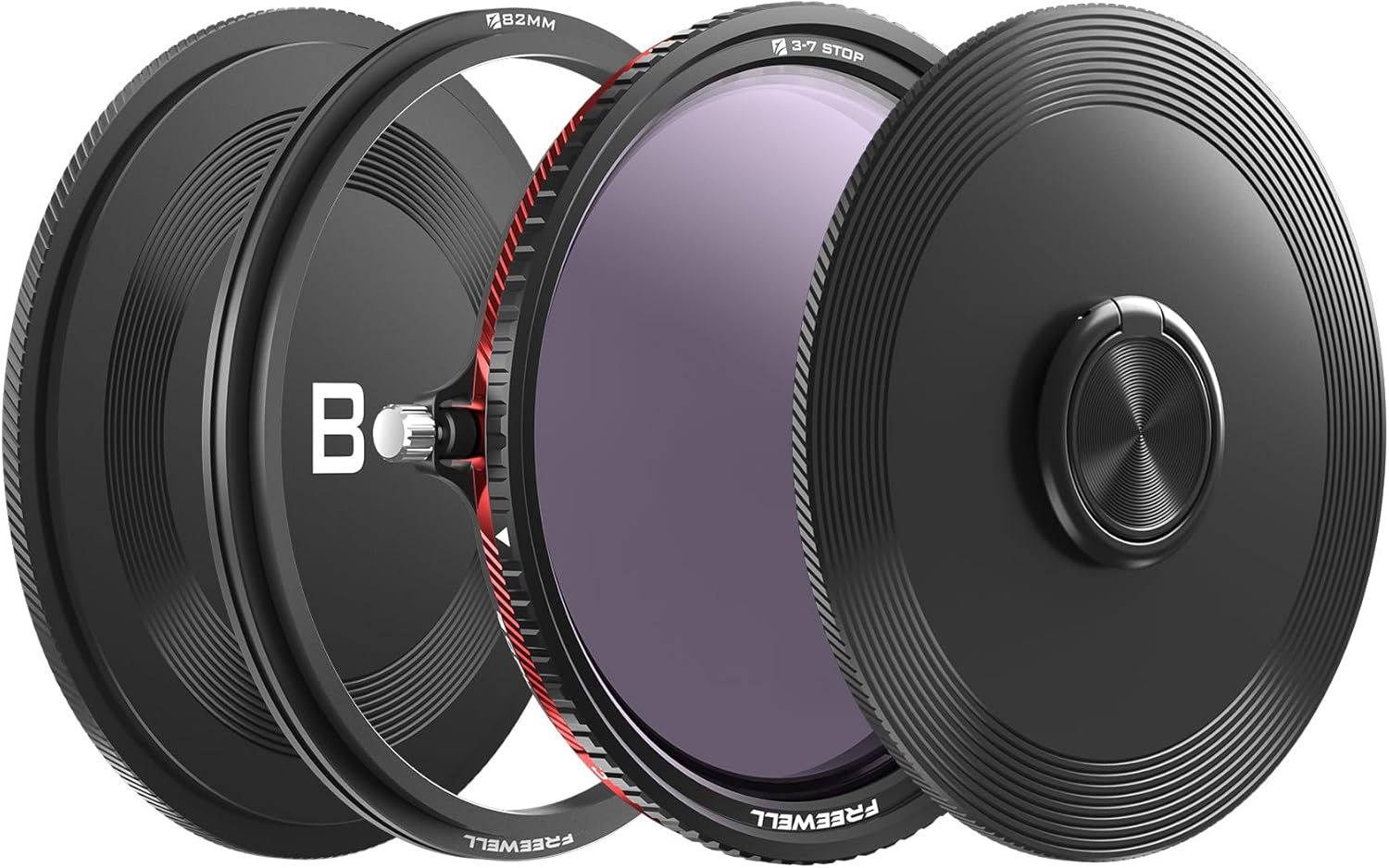 Freewell 82mm V2 Magnetic Hybrid VND/CPL 3-7 Stops Filter -Adjustable VND and CPL Filter Futureproof