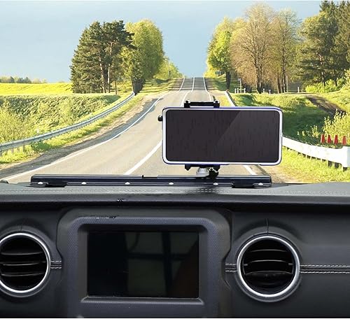 Miniatura 5 de Soporte para teléfono celular compatible con Jeep Wrangler JL JLU Gladiator JT 2018-2023