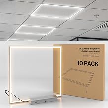 Sunco 10 Pack 2x2 Edge-Lit Frame LED Panel Lights Fixture, 3CCT