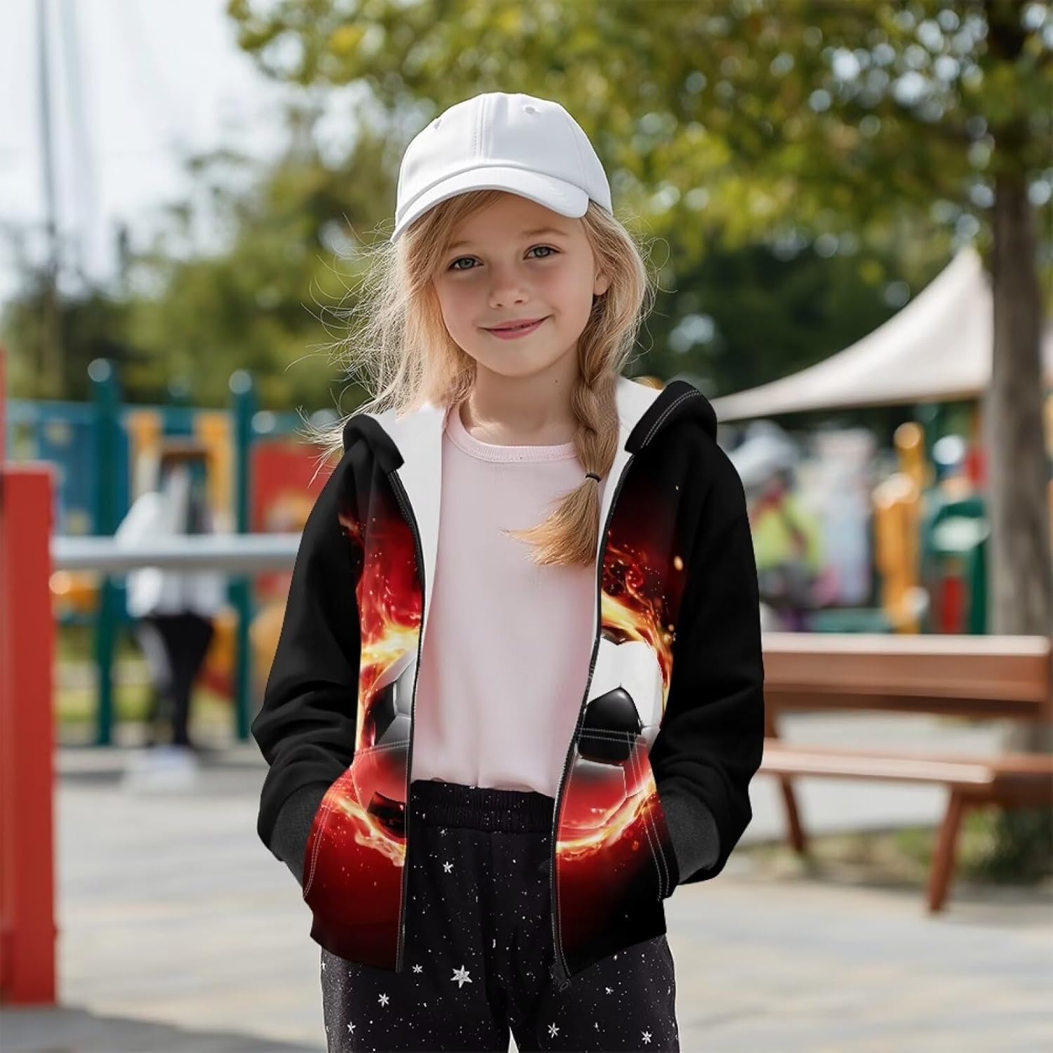 Kids Cardigan Zip-Up Hoodie, Soft Athletic Sweatshirt Cozy Athletic Boys Long Sleeve Top Kids Casual Winter Tops