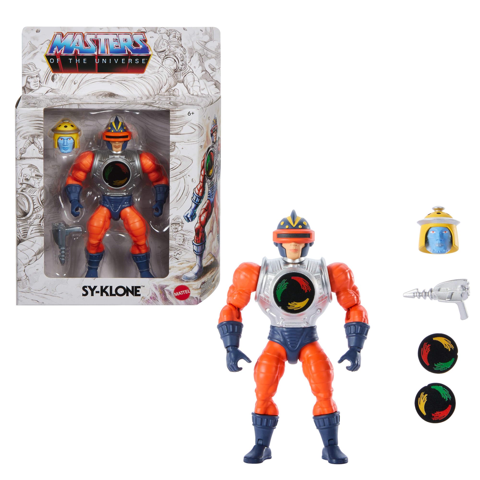 Masters of The Universe Origins-Actionfiguren, Sketchbook Serie, Sy-Klone, ca. 14 cm großer Menschlicher Tornado, Bösewicht aus den 1980ern, detailreich und beweglich, JFX02