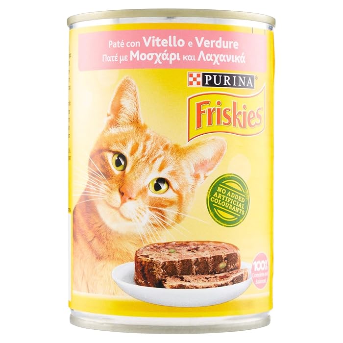 Buy Friskies Patã© With Calf And Vegetables, Complete Food For Adult Cats 400 g Online at