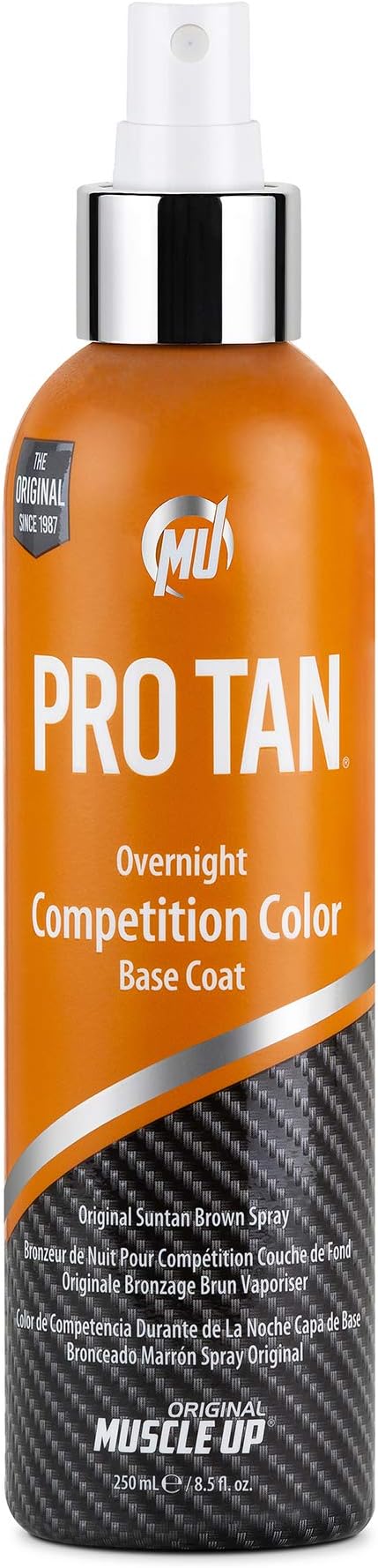 Overnight Competition Color Base Coat Original Suntan Brown Spray (8.5 fl. oz.)