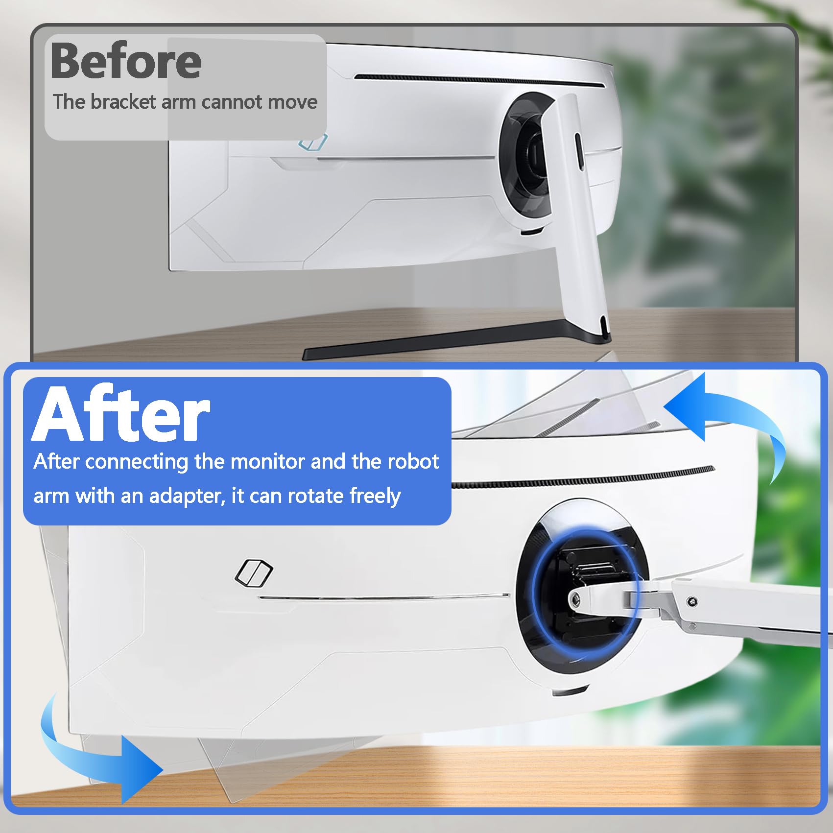 Odyssey G9 モニタースタンドと謎パーツ Odyssey G9 モニタースタンド