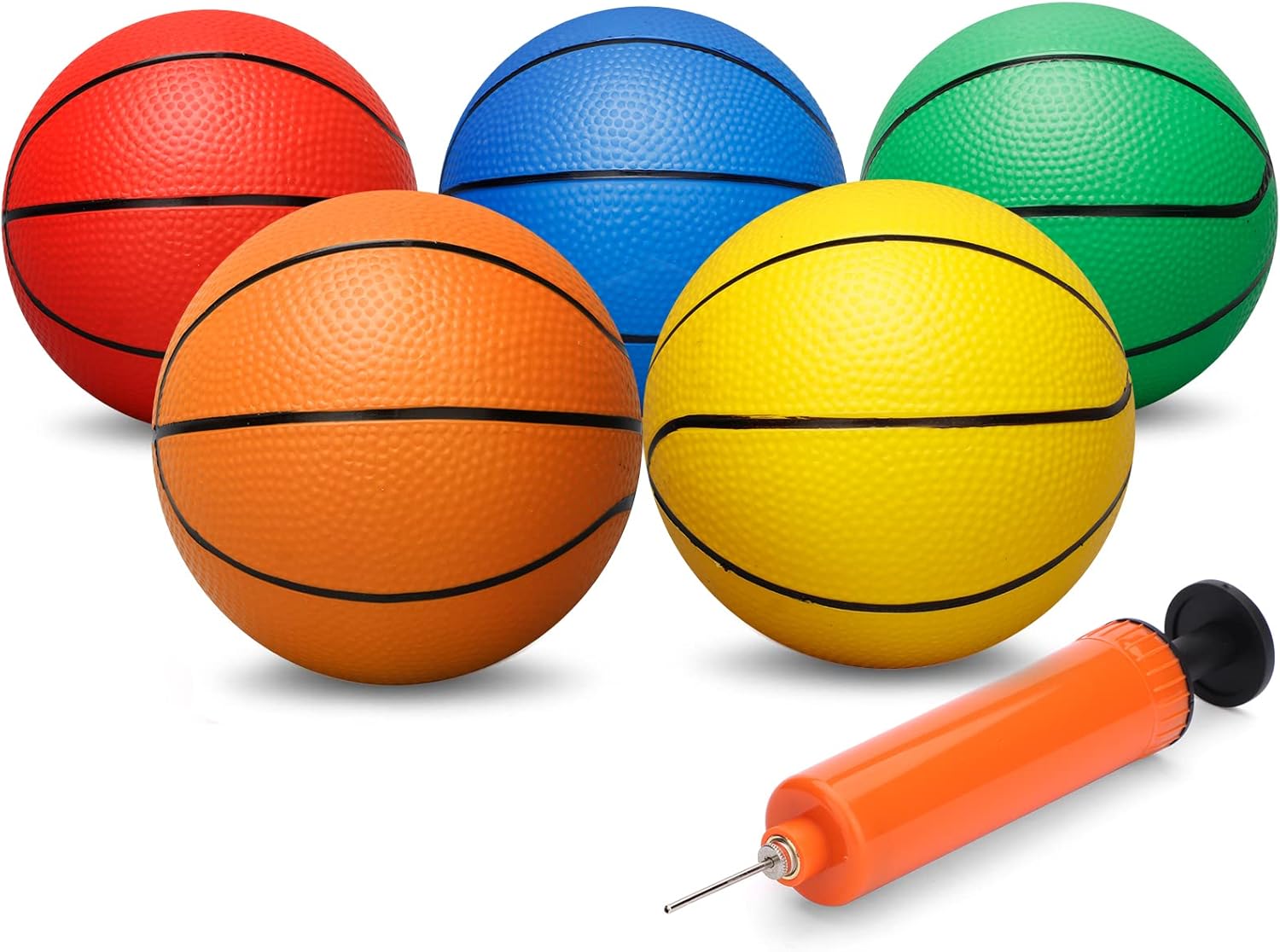 6'' Mini Replaceable Basketballs for Mini Basketball Hoop, Kids Mini