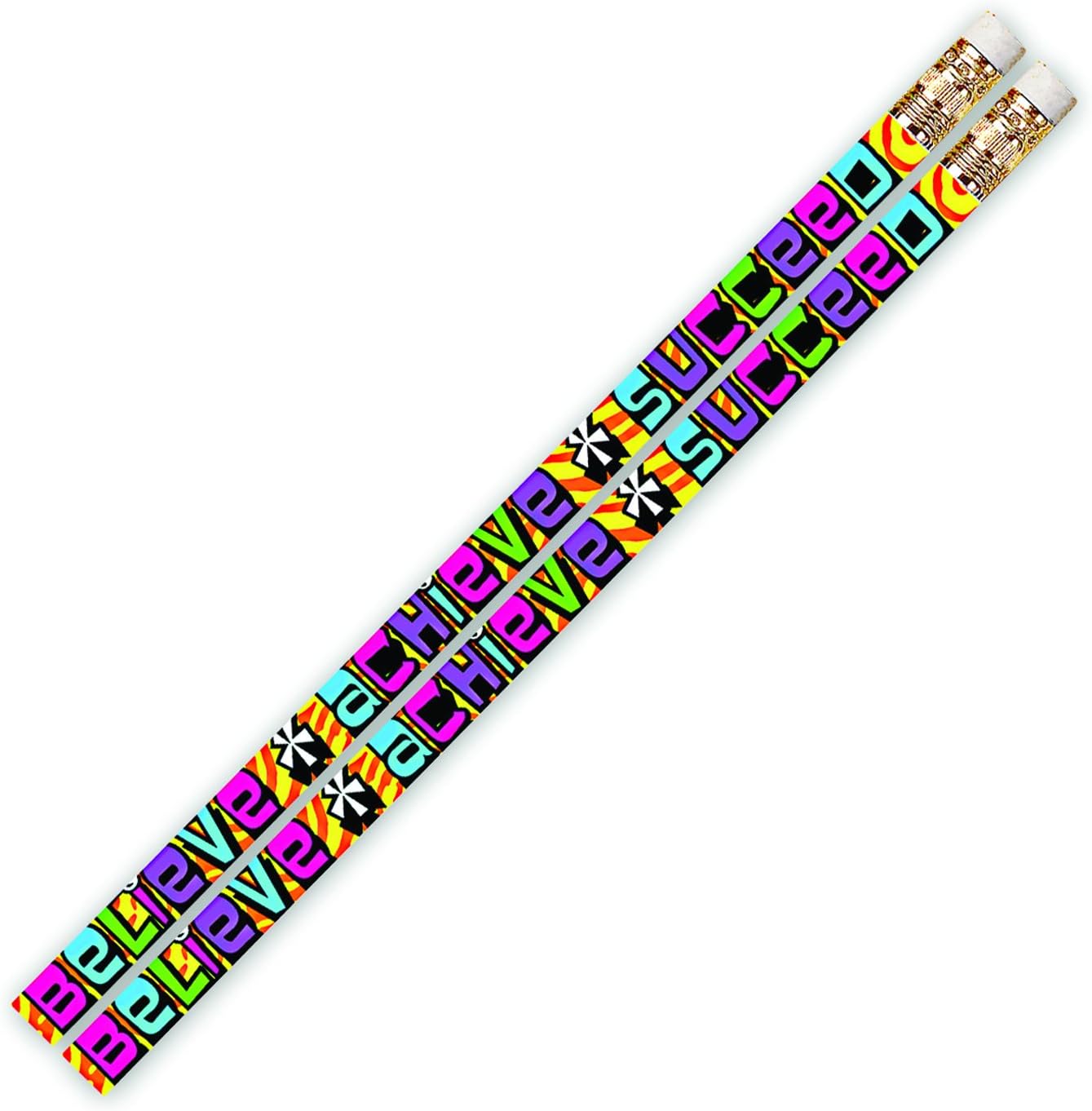 Musgrave Pencil Co Believe Achieve Succeed Motivational Pencils School Supplies