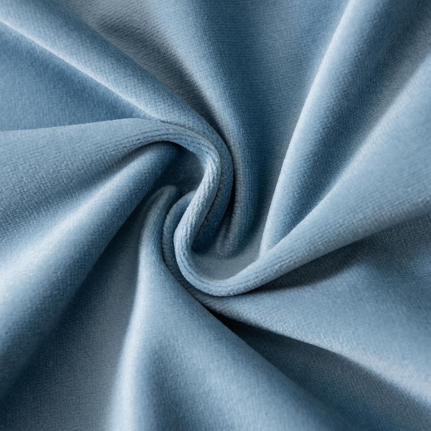 JUSPURBET Light Blue Throw Pillow Covers Set of 2 Decorative Velvet Pillow Covers for Couch Sofa Bed Soft Cushion Covers Cases with Invisible Zipper for Living Room Home Decor 16x16 inch - Image 7