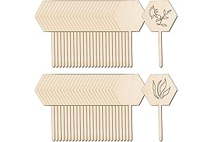 100PCS Plant Tags, Wooden Plant Markers, Garden Markers, Plant Tags For Seed,...