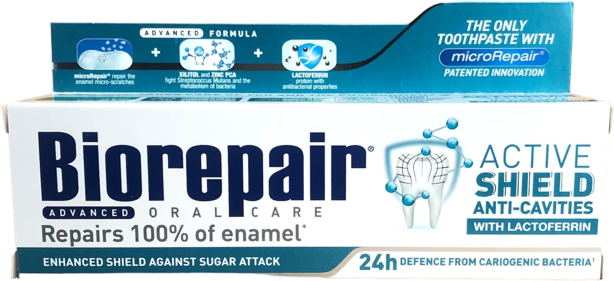 ACTIVE SHIELD Biorepair Toothpaste 75 Ml. Products for teeth and facial