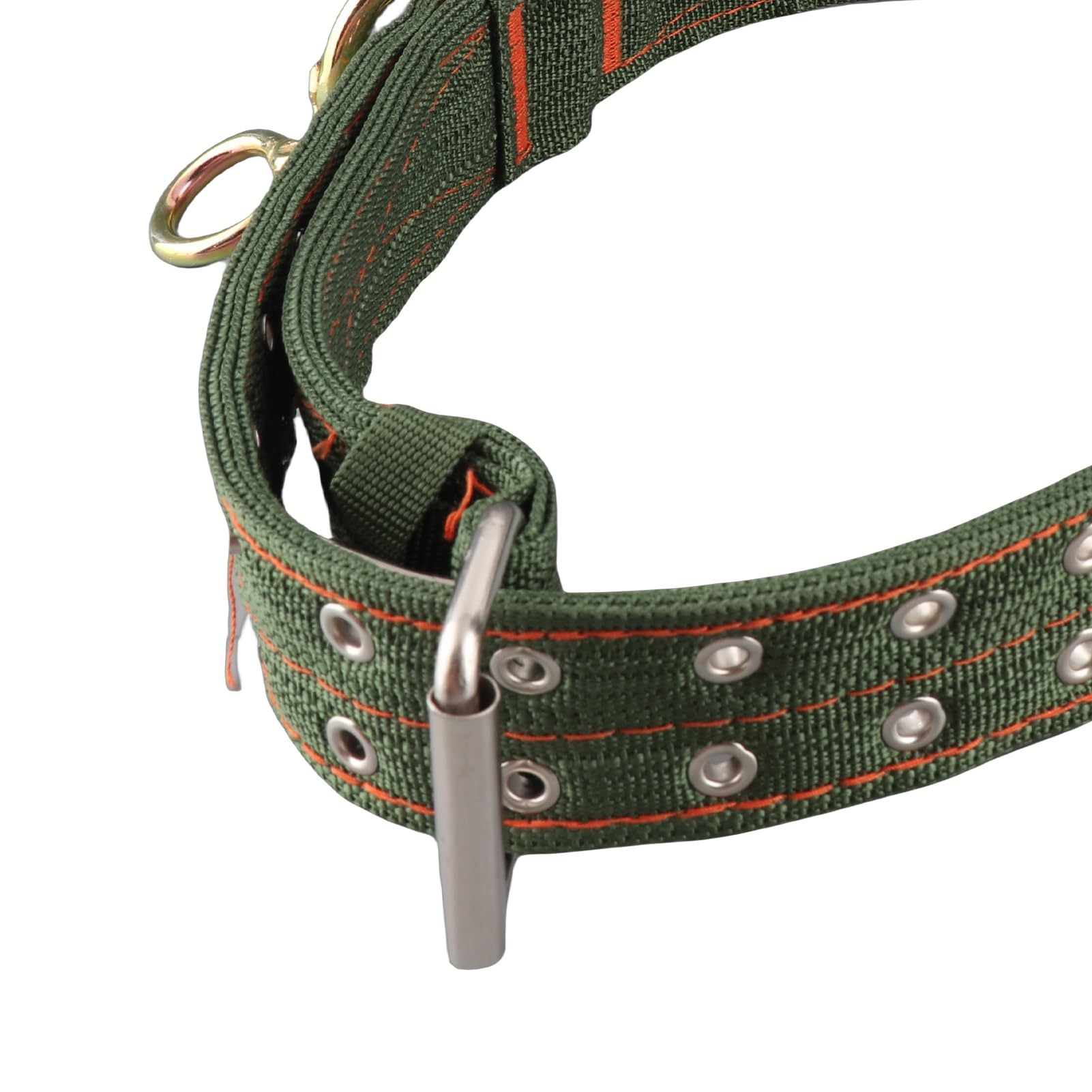 Collare regolabile per bestiame, cintura per collo di mucca in tela, lunghezza regolabile per tirare mucche per la fornitura di animali da fattoria (L)