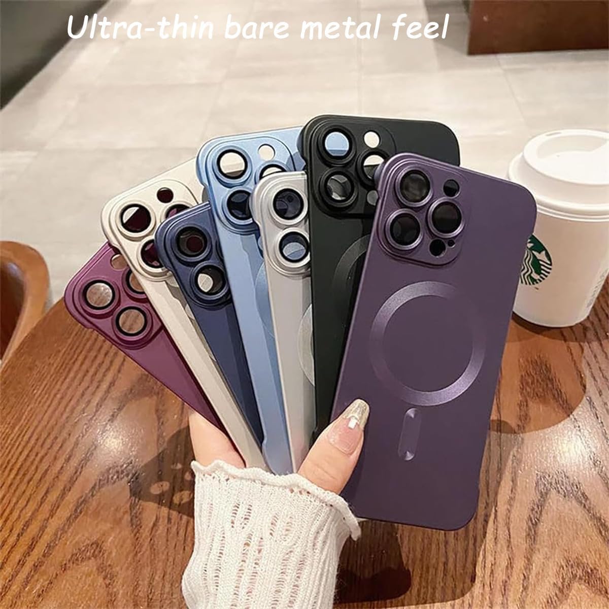 Custodia magnetica ad anello sottile con Glitter a stella per iPhone 13 14 15 16