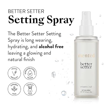 Mented Cosmetics Foundation Stick & Better Setter Setting Spray Bundle - M40 Medium Deep with Cool Undertones