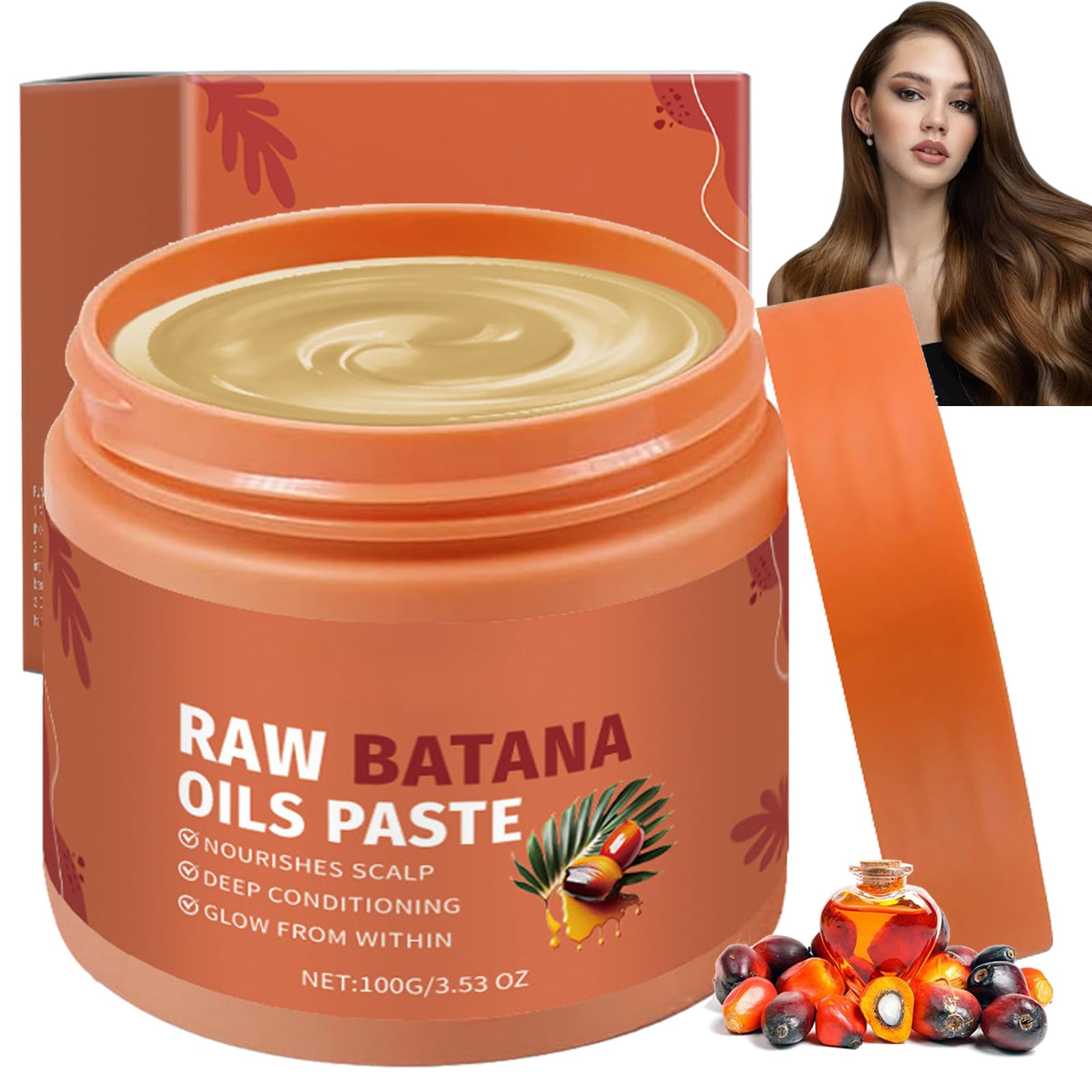 Batana Oil Paste, Raw Batana Oil Paste for Hair Growth