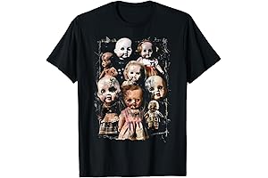 Creepy Dolls Haunted Possessed Horror Movie Goth Alt Scary T-Shirt