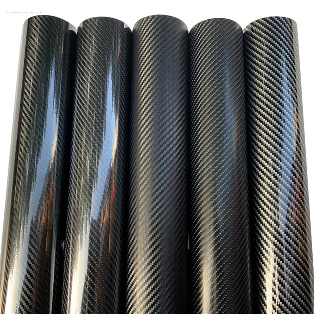 Samoprzylepny film winylowy z włókna węglowego, Folia sadza wielopowierzchniowa, wiele rozmiarów(Carbon Black,50cmX200cm)