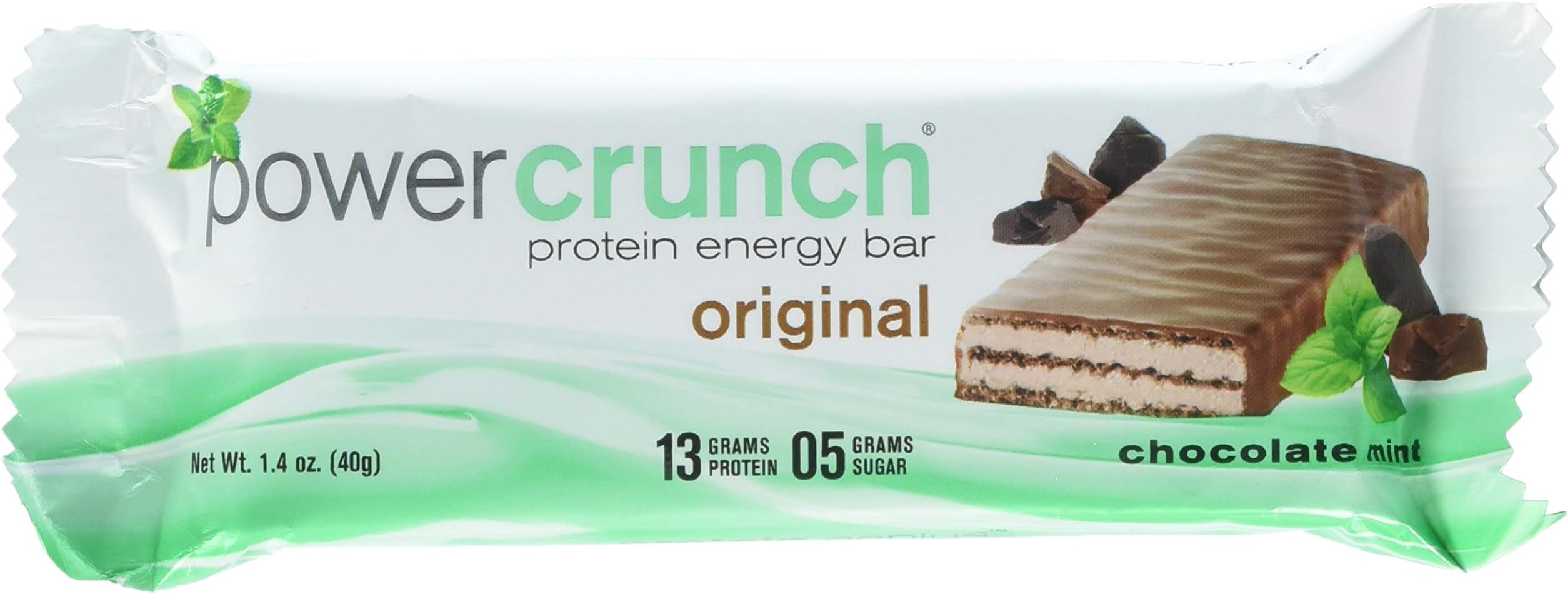 Protein Energy Bar, Chocolate Mint, 1.4-Ounce Bars, 5 Count
