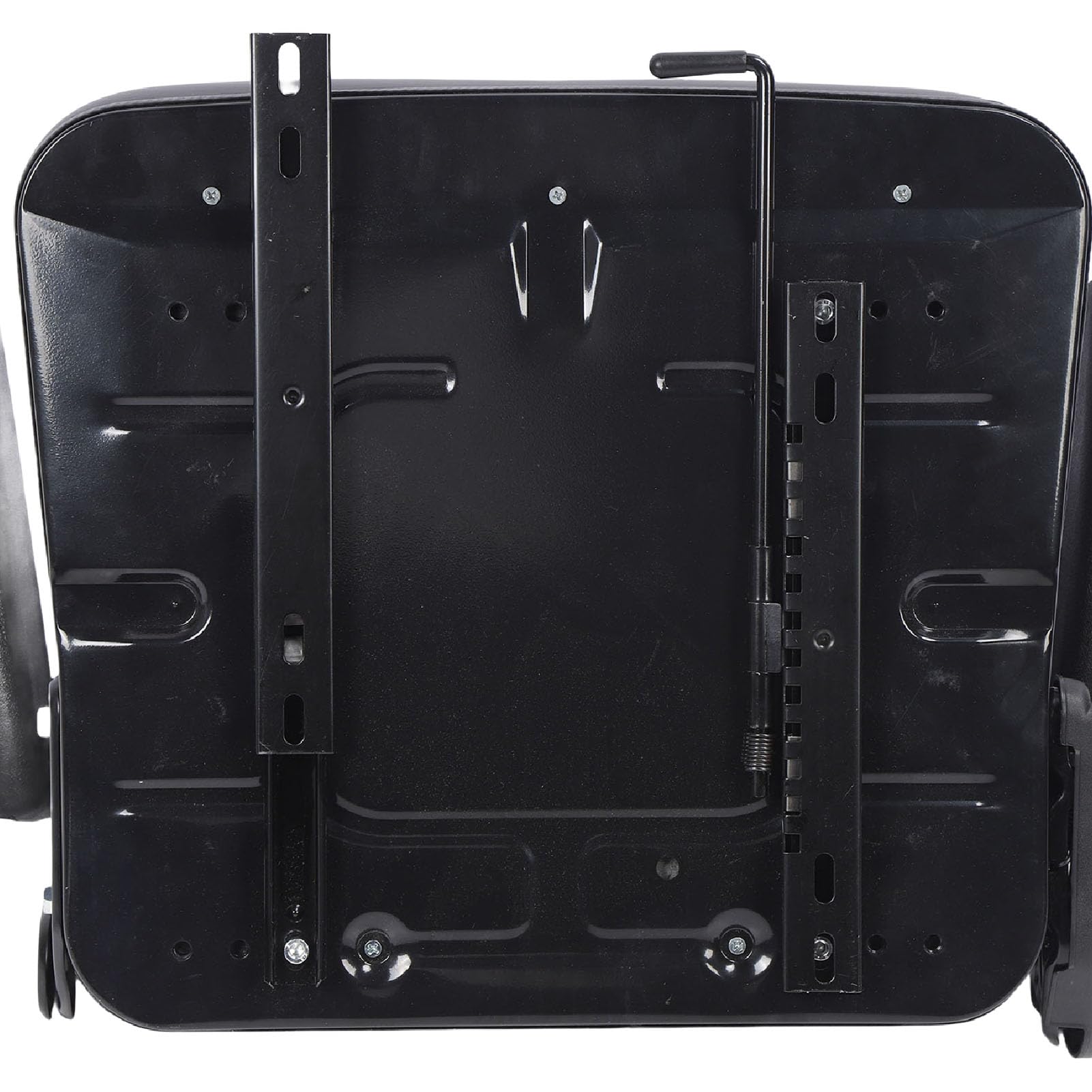 Ergonomischer Universal-Gabelstaplersitz mit Verstellbarer Kopfstütze und Sicherheitsgurt, Geeignet für Kompaktlader und Rasenmäher, PVC-Material (Mit Armlehne)