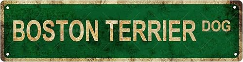 Miniatura 10 de SHIH TZU ST DOG - Letrero de metal para bar, cafetería, garaje, cueva, hogar, habitación, baño, granja, jardín, porche, decoración de patio, 16 x 4