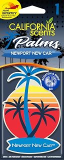 California Car Scent Fragrance CSPALCAR1 Palm Tree Air Purifier Newport New Car-1 Piece