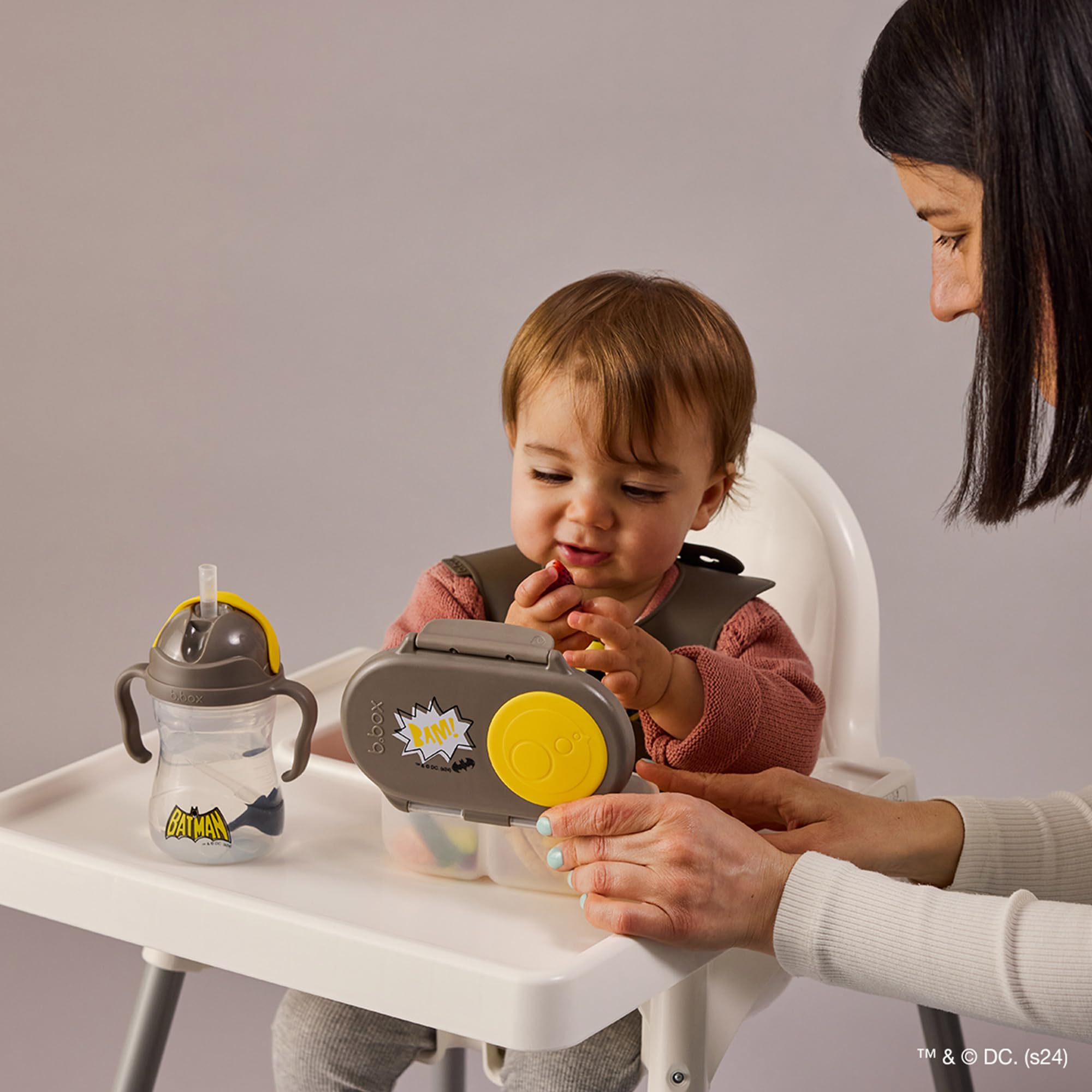 Boîte à sandwich enfant avec 3 compartiments - Pour adultes et enfants - 1400 ml - Passe au