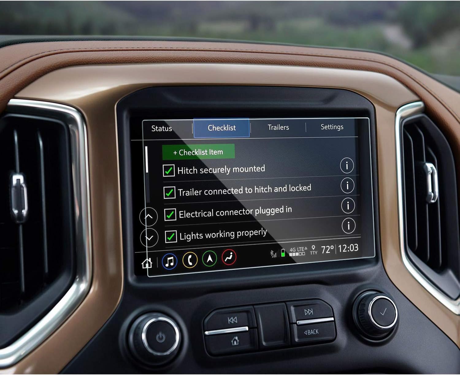 Amazon.com: Screen Protector for 2014-2021 Silverado 1500 Radio Screen ...