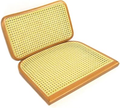 Marcel Breuer Cesca Chair Replacement Cane Seat & Back in Honey Oak (Made in Italy; NO Holes)