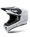 OutdoorMaster Full Face Mountain Bike Helmet for Men & Women - Durable, Impact Resistant, Ventilated, Adjustable Visor - Downhill Race BMX MTB Helmet