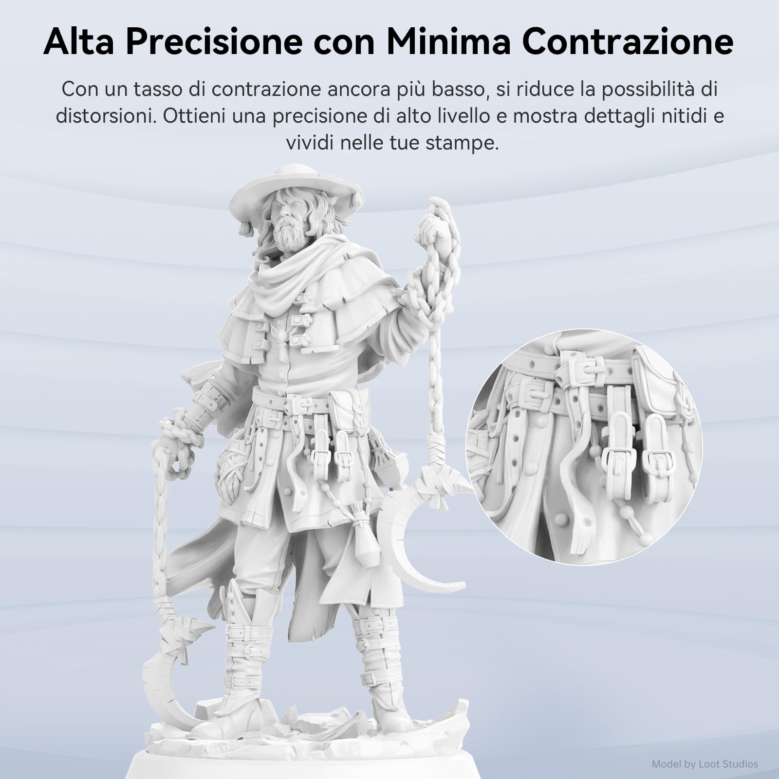 ANYCUBIC Resina Standard V2, Resina per Stampante 3D con Elevata Resistenza e Tenacità, Resina 3D ad Alta Precisione e Bassa Odorosità, Altamente Compatibile con Stampanti 3D LCD/DLP/SLA Bianco 1000g