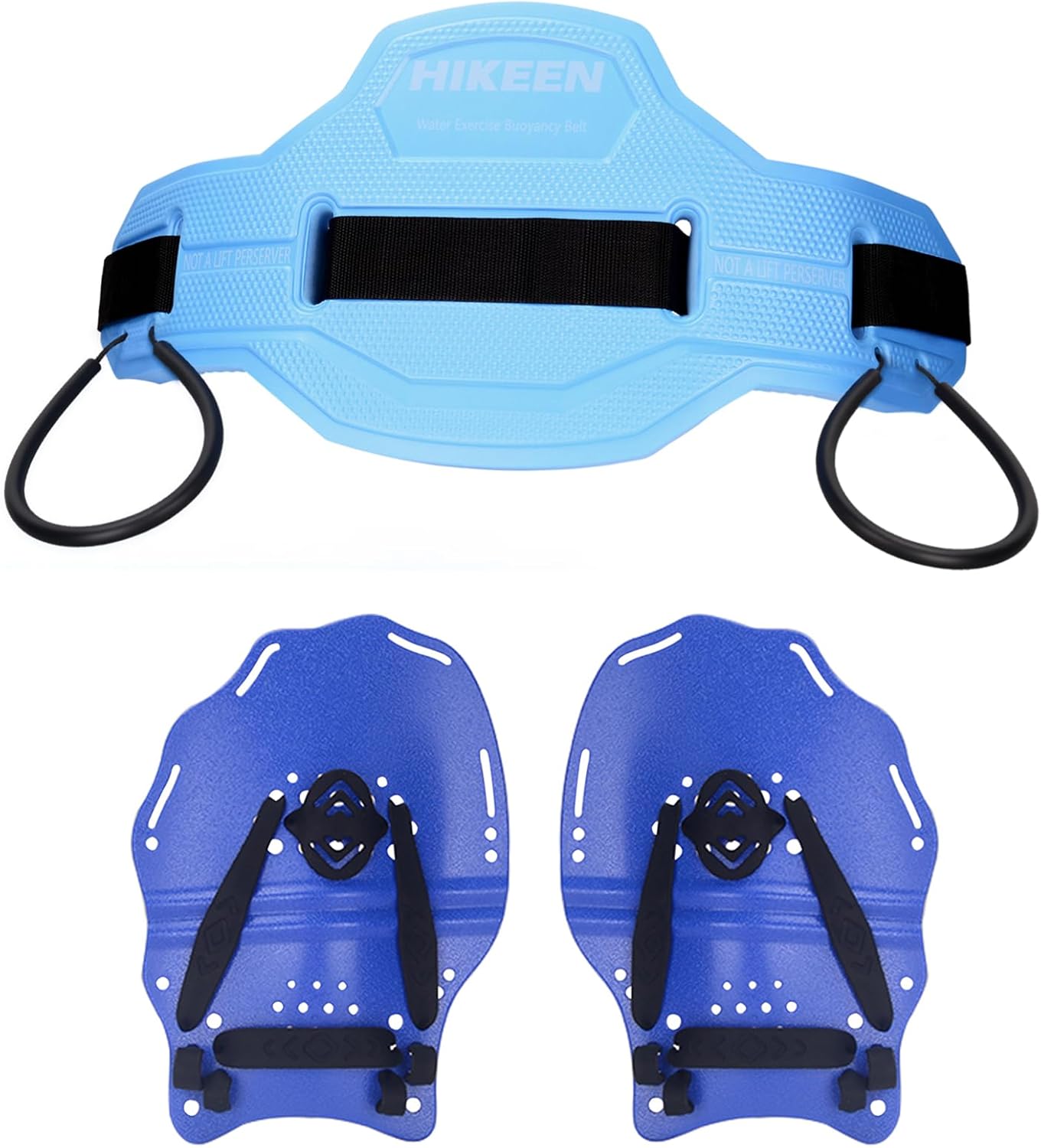 HikeenSwim Floating Belt and Swim Paddle Hand