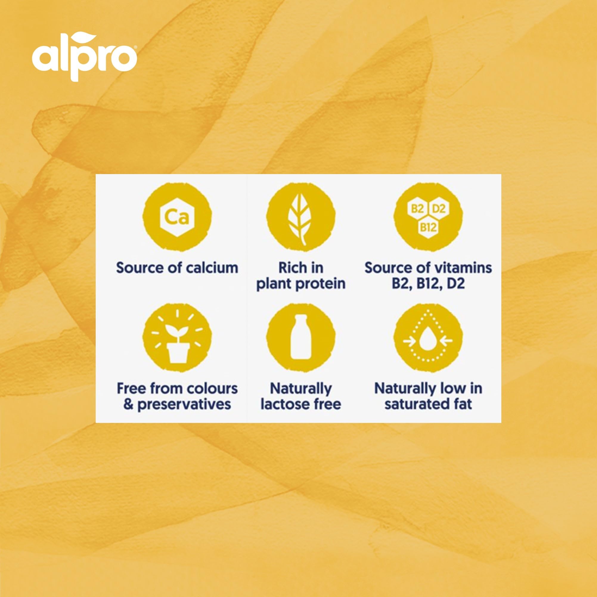 Alpro - Boisson Végétale - Soja Banane - 1L - Lot de 8x1L