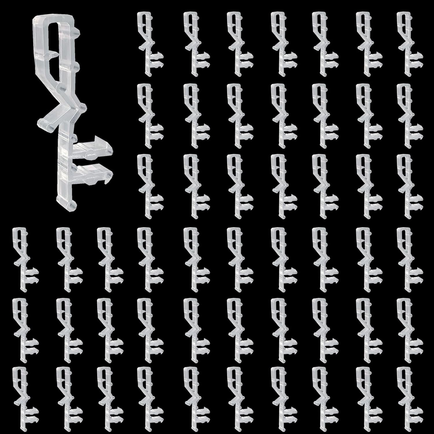 Valance Clips for Window Blinds,200pcs Hidden Valance Clips for 3.25inch Horizontal Blind Valance