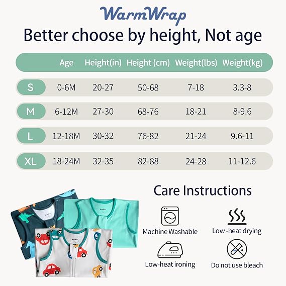 Baby Sleep Sack 6-12 Months 100% Cotton 0.5 Tog Baby Wearable Blanket for Infant, 3 Pack Breathable Soft Lightweight Sleep Sacks with 2-Way Zipper
