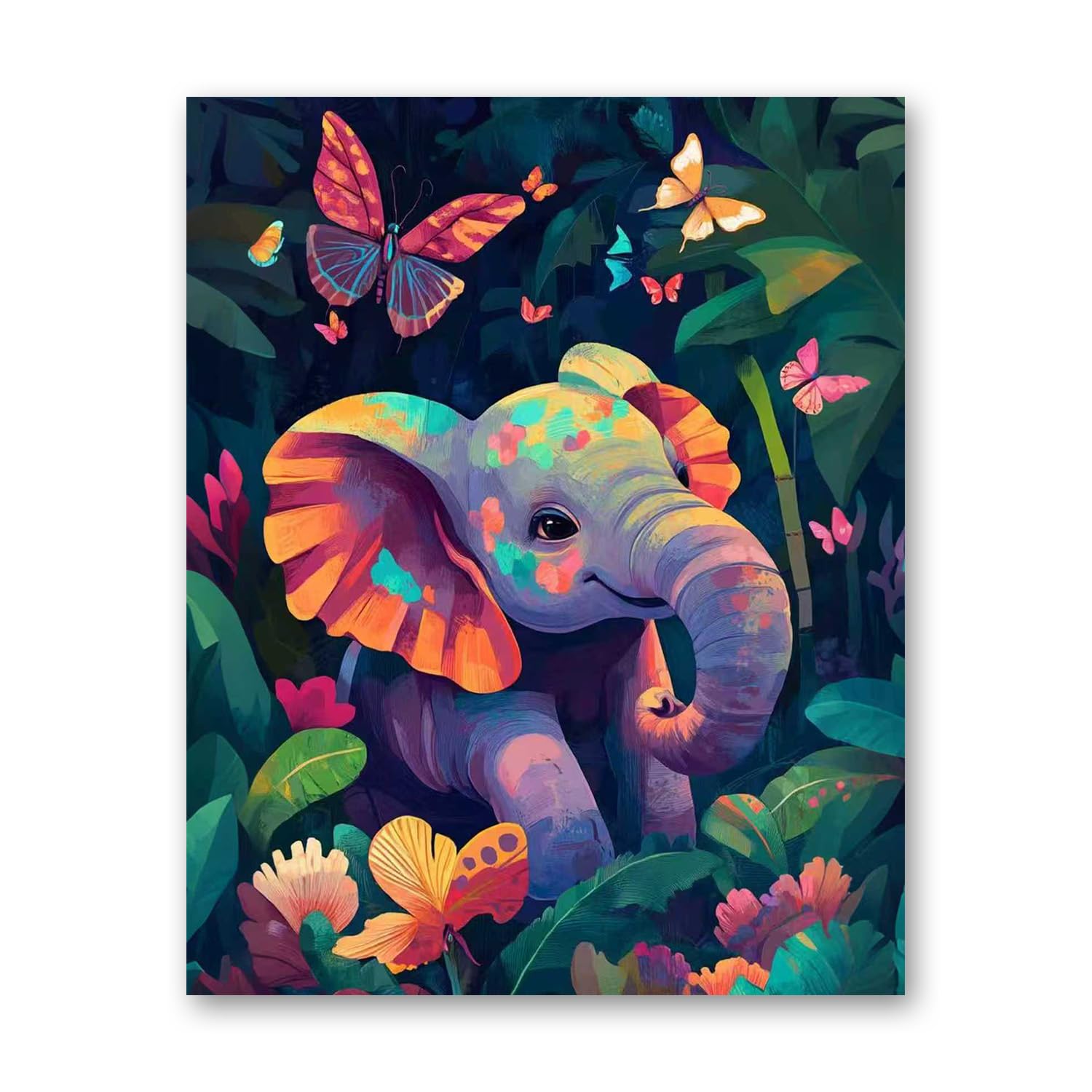 WEMEON Malen Nach Zahlen Erwachsene(40X50cm)