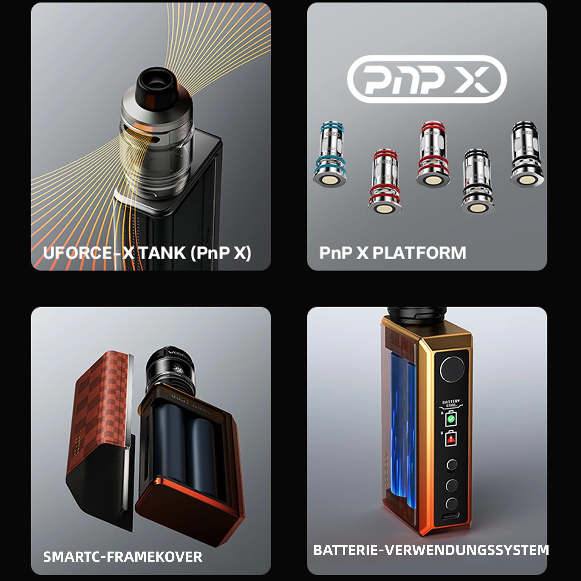 VOOPOO Drag 5 Kit Mod Tank Sigaretta Elettronica, Senza Nicotina