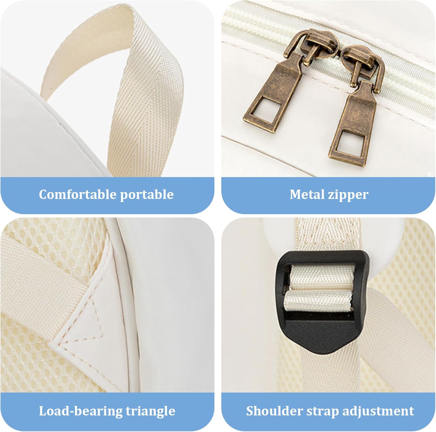 Tennis Racket Bag Tennis Backpack, Multi-Pockets Tennis Racket Bag, Waterproof Tennis Bag with Shoe Compartment, Badminton Bag with Adjustable Strap for Men and Women