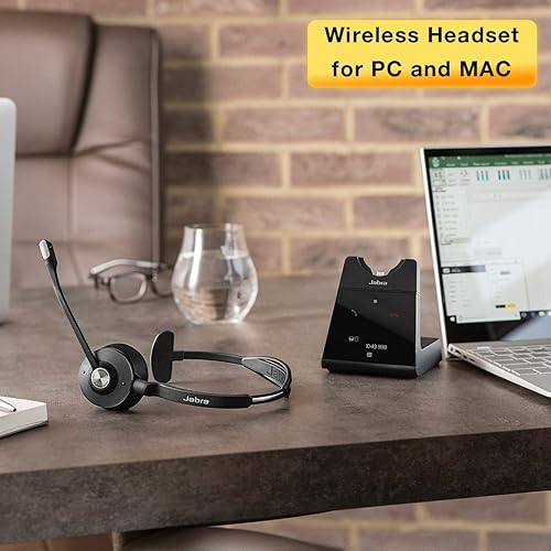 Miniatura 6 de Polycom - Paquete de auriculares inalámbricos compatibles con Jabra Engage 75 con adaptador EHS, 9556-583-125-PLY - PC, MAC, USB, VVX y teléfonos
