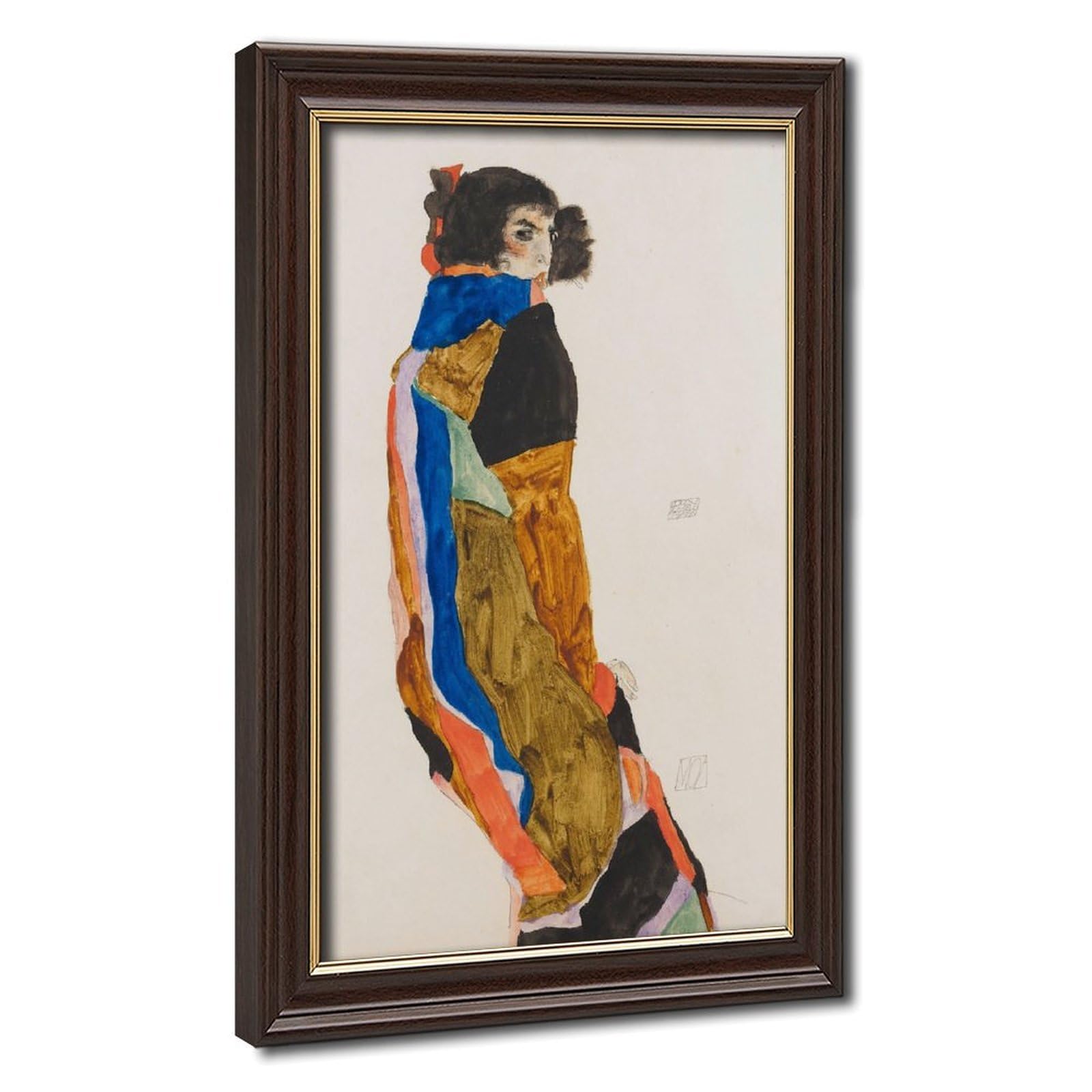 Impression sur toile Egon Schiele Moa - Décoration murale d'exception avec cadre - 8